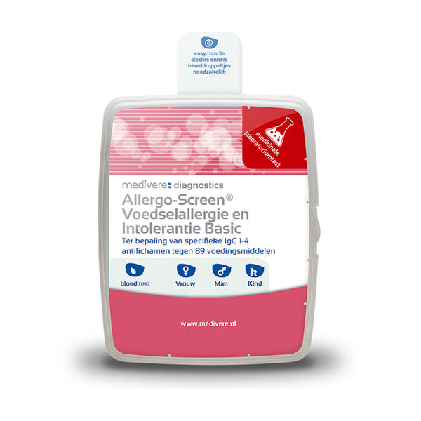 Allergo-Screen - Zelftest Voedselallergie en Voedselintolerantietest Basic