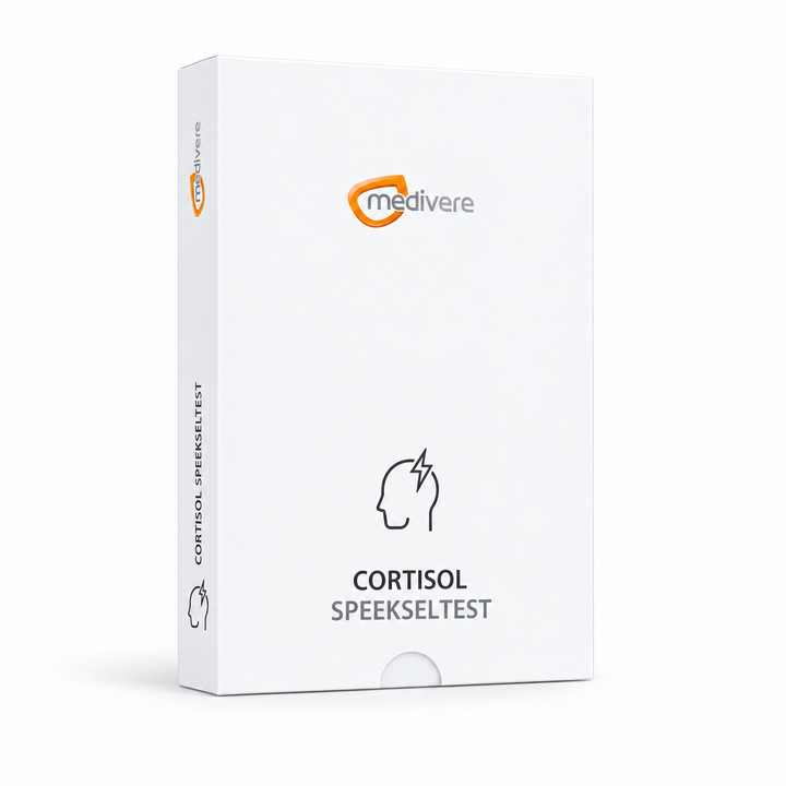 Cortisol Speekseltest: nieuwe Nederlandse Medivere-verpakking