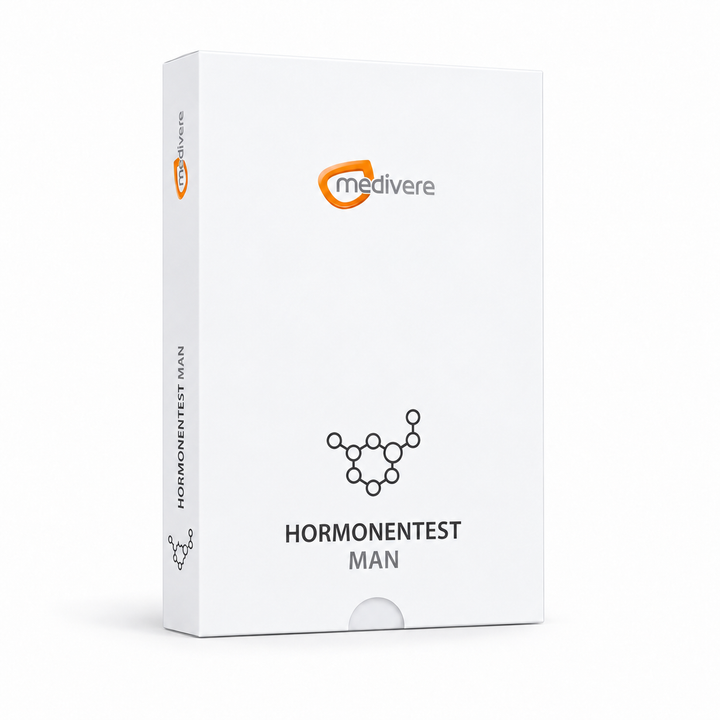 Hormonen Zelftest Man: nieuwe Nederlandse Medivere-verpakking