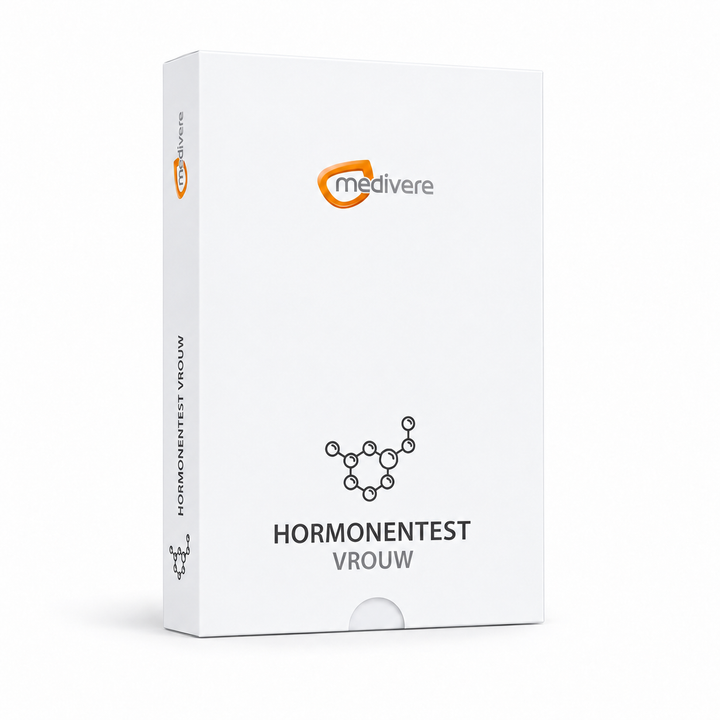 Hormonen Zelftest Vrouw: nieuwe Nederlandse Medivere-verpakking