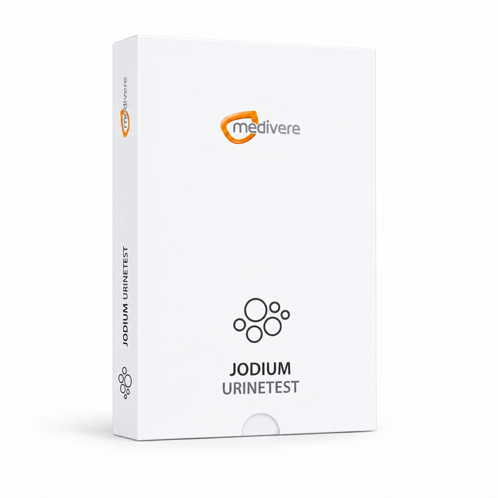 Jodium Urinetest: nieuwe Nederlandse Medivere-verpakking