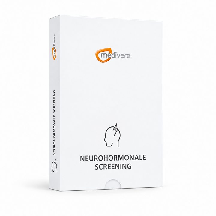 Neurohormonale Screening Zelftest: nieuwe Nederlandse Medivere-verpakking