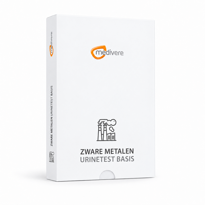 Zware Metalen Urinetest Basis: nieuwe Nederlandse Medivere-verpakking