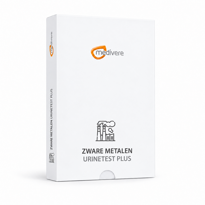 Zware Metalen Urinetest Plus: nieuwe Nederlandse Medivere-verpakking