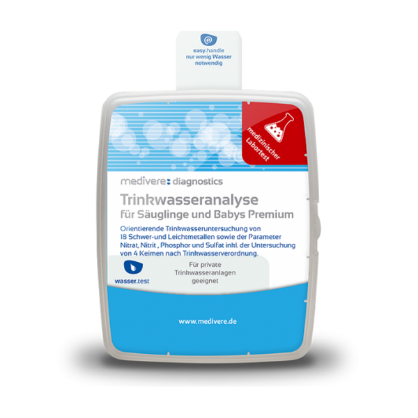 Drinkwateranalyse voor Zuigelingen en Baby‘s (Premium)