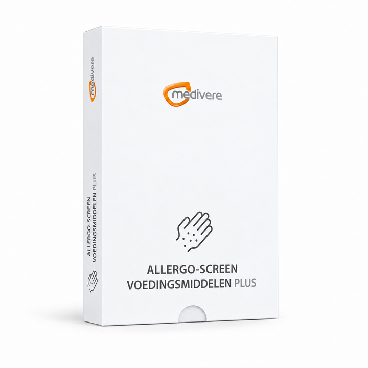 Allergo-Screen Plus (Voedingsmiddelen Plus): nieuwe Nederlandse Medivere-verpakking