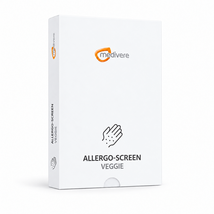 Allergo-Screen - Voedselallergie en Intolerantie Veggie: nieuwe Nederlandse Medivere-verpakking
