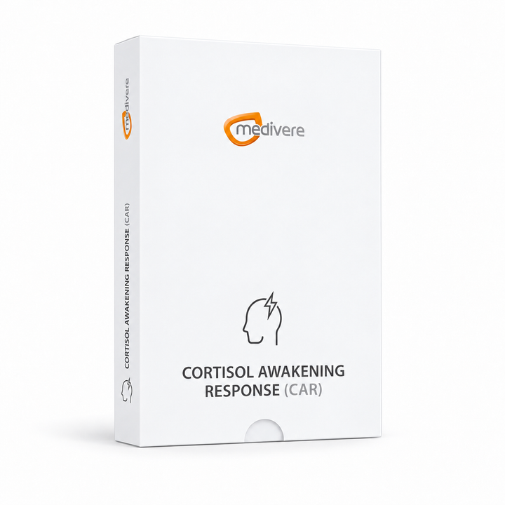 Cortisol Awakening Response (CAR): nieuwe Nederlandse Medivere-verpakking