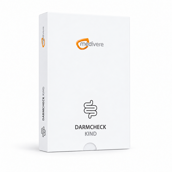 Darmcheck Kind: nieuwe Nederlandse Medivere-verpakking