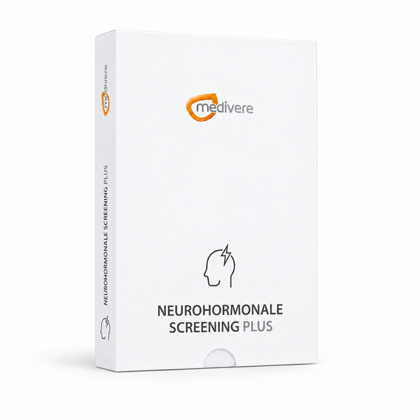 Neurohormonale Screening Zelftest Plus: nieuwe Nederlandse Medivere-verpakking