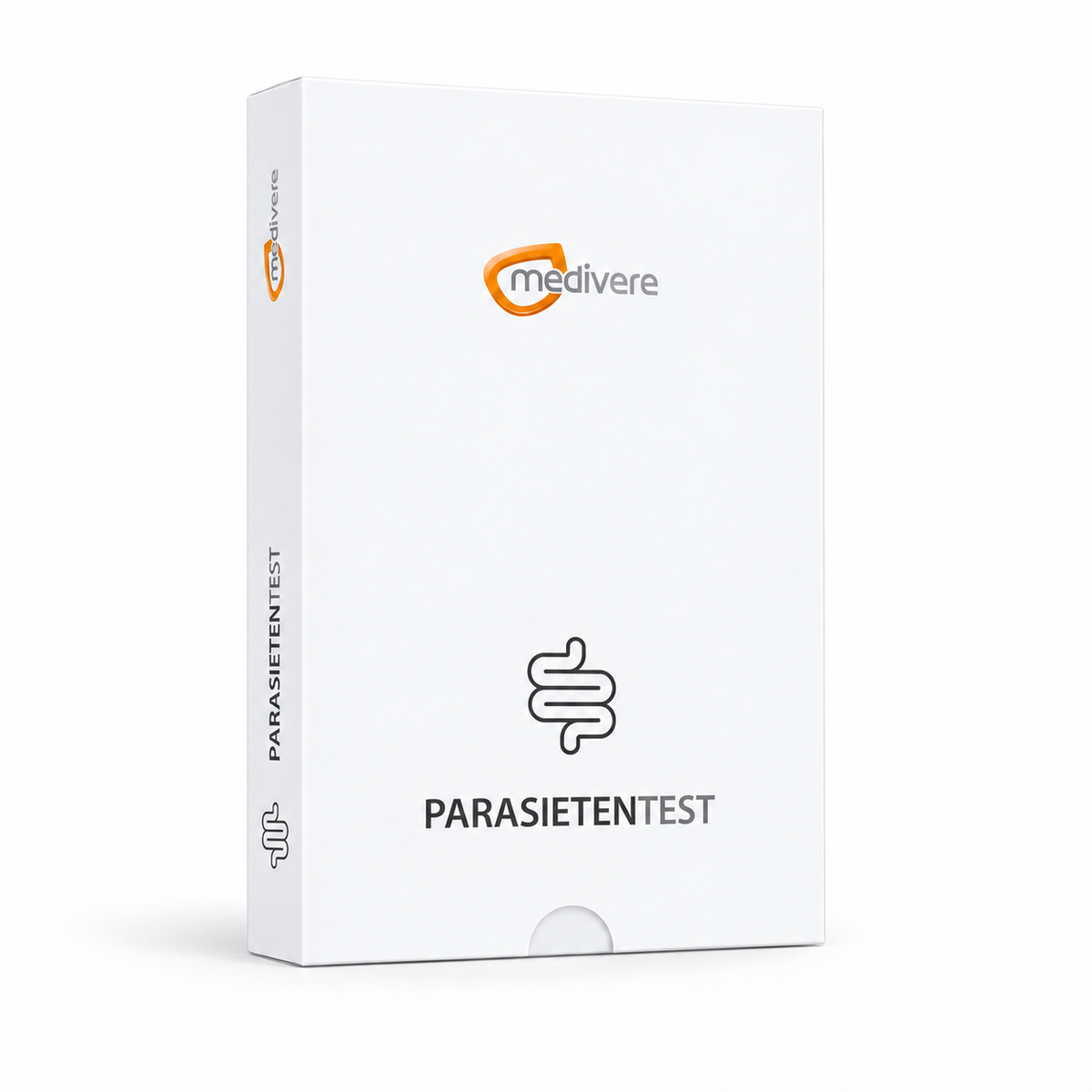 Parasieten Ontlastingstest: nieuwe Nederlandse Medivere-verpakking