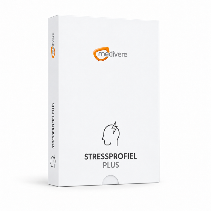 Stress Zelftest Stressprofiel Plus: nieuwe Nederlandse Medivere-verpakking
