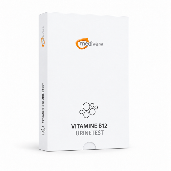 Vitamine B12 Urinetest: nieuwe Nederlandse Medivere-verpakking