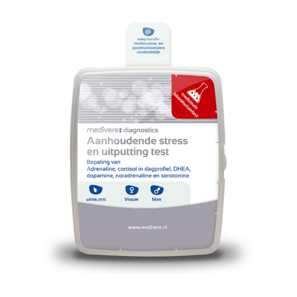 Aanhoudende Stress en Uitputting Zelftest van Medivere – speeksel- en urinetest
